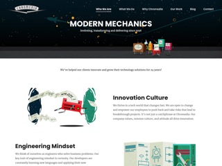 Chromedia culture and innovation content section