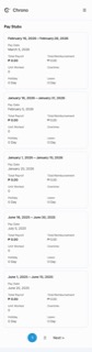 Chronomedia paystubs detail