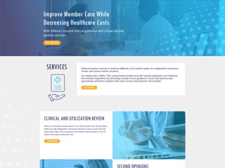 MRIOA services and care-cost messaging section
