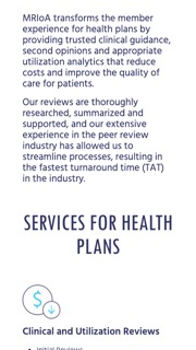 MRIOA mobile services section